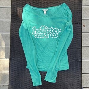 Hollister long sleeve top -size Large